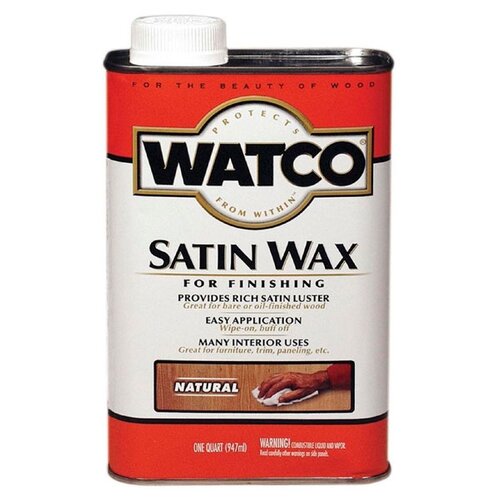 Воск Watco Satin Wax, светлый, 0.946 л