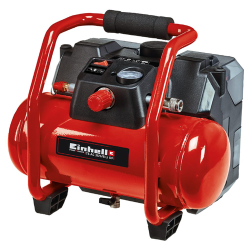 Компрессор безмасляный Einhell TE-AC 36/6/8 Li OF Set-Solo, 6