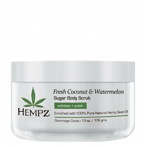 Скрабы и пилинги Hempz Скраб для тела Fresh coconut & watermelon, 176 мл, 176