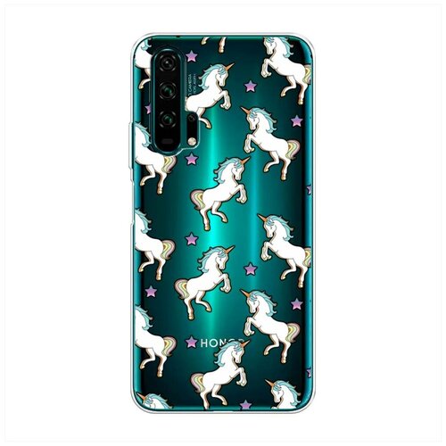 Силиконовый чехол Северный олень на Honor 20 Pro / Хонор 2