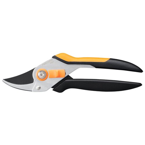 Секатор плоскостной Fiskars Solid P331 черныйоранжевый 10571