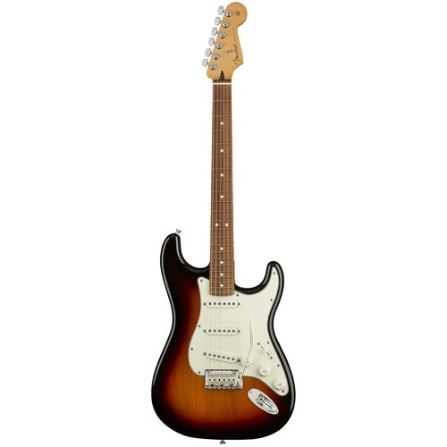 Fender Player Strat PF 3TS электрогитара, цвет трехцветный с