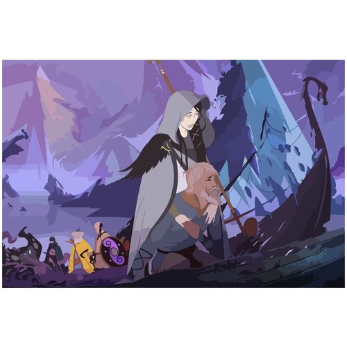 Картина по номерам на холсте Banner Saga - 687 60X40