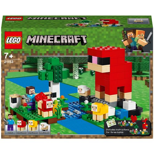 LEGO Minecraft 21153 Шерстяная ферма, 260