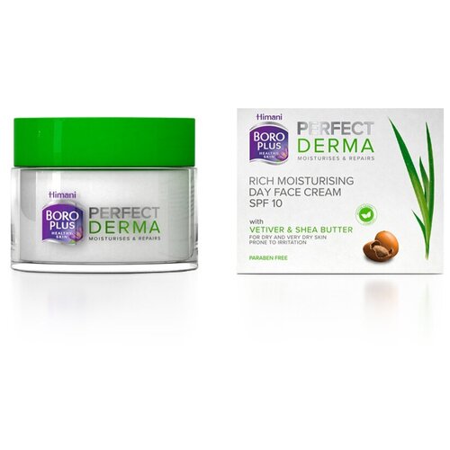 Боро Плюс Perfect Derma Rich Moisturising Day Face Cream SPF10 Интенсивный