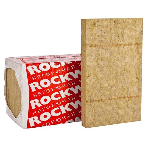 Минеральная вата Каменная вата Rockwool Венти Баттс Д Оптима 1000x600х100мм 6 шт