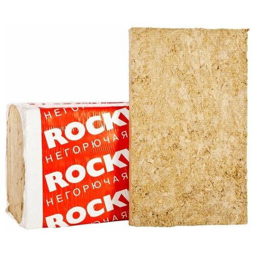 Минеральная вата  Яндекс Маркет Каменная вата Rockwool Кавити Баттс 1000x600х100мм 5 шт