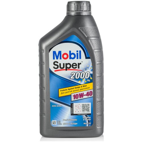 Полусинтетическое моторное масло MOBIL Super 2000 X1 10W-40,