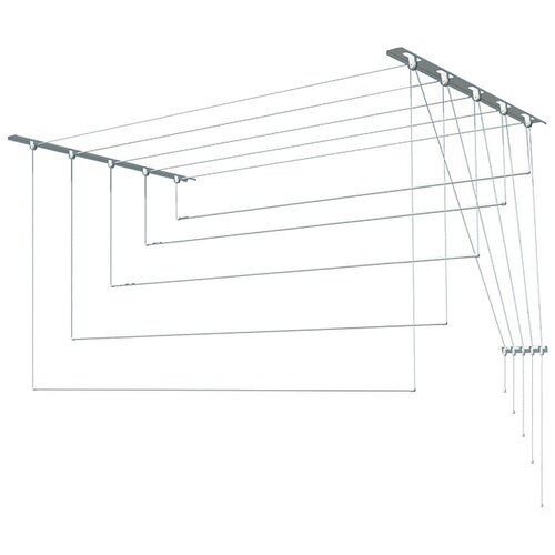 Сушилка для белья 1,6м (5 стержней) Лиана потолочная