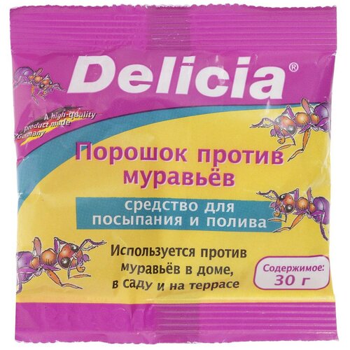 Средство для борьбы с муравьями DELICIA, порошок, 375 г