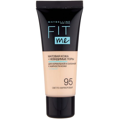 Тональный крем MAYBELLINE NEW YORK Fit Me Матовая кожа+невид