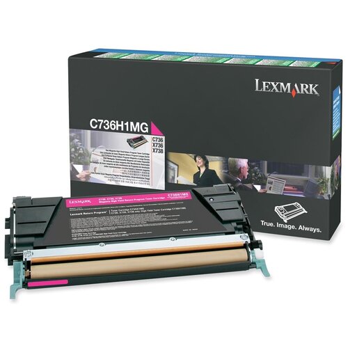 Тонер картридж Lexmark C736H1MG пурпурный для C73X/X73X (10 