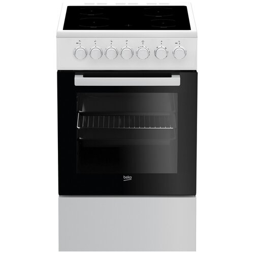 Плита Электрическая Beko FSM57100GW белый/черный