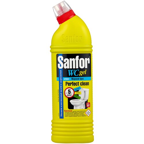 Sanfor гель для унитаза Морской бриз, 0.75 л