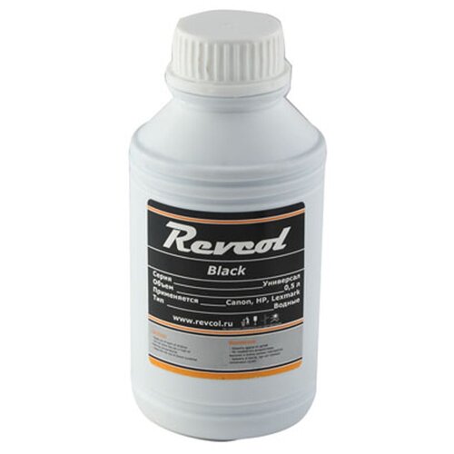 Чернила Revcol 500ml Black Dye для HP / Canon 126408