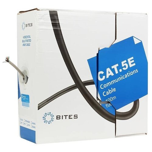Кабель в бухте 5bites FS5505-100A 100 м, серый