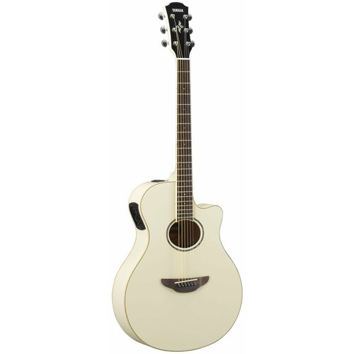 Электроакустическая гитара YAMAHA APX600 VINTAGE WHITE