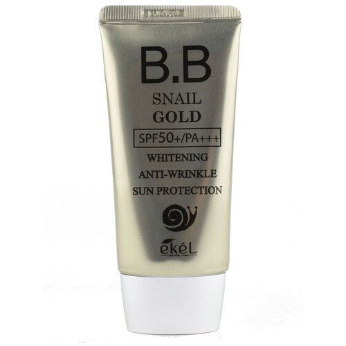 Ekel BB крем Snail Gold, SPF 50, 50 мл/50 г, оттенок: универсальный, 1