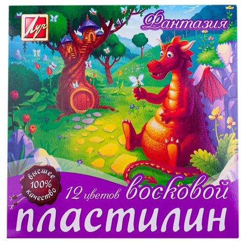 Пластилин Луч Фантазия 12 цветов (25С1523-08)