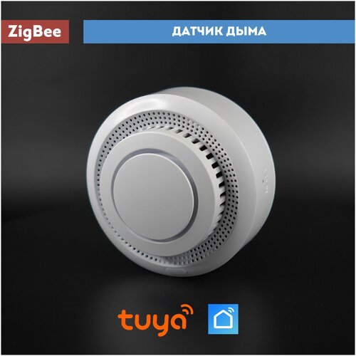 Датчики утечки газа Умный ZigBee датчик дыма белый 10056