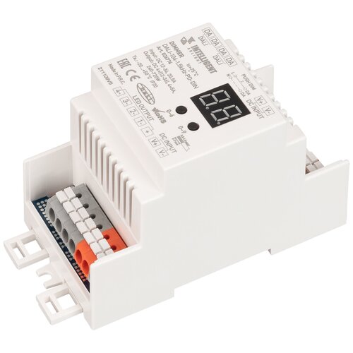   Яндекс Маркет INTELLIGENT ARLIGHT Диммер DALI-104-1.5kHz-PD-DIN (12-36V,