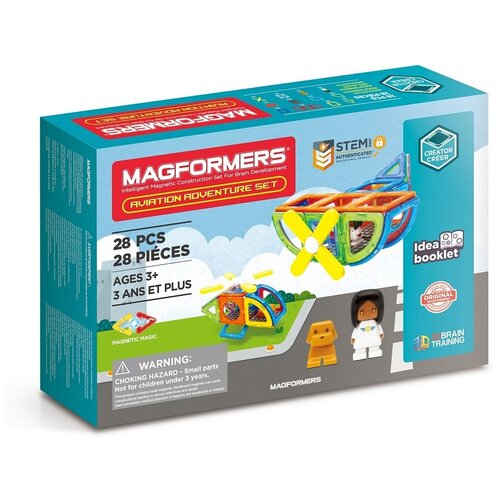 Конструктор MAGFORMERS Creator 703015 Лётное приключение, 28