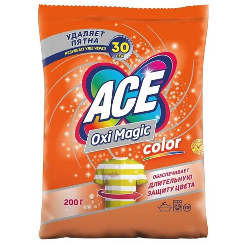 Ace Пятновыводитель Oxi Magic Color, 200 г