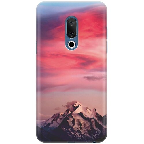 Ультратонкий силиконовый чехол-накладка для Meizu 15 с принт