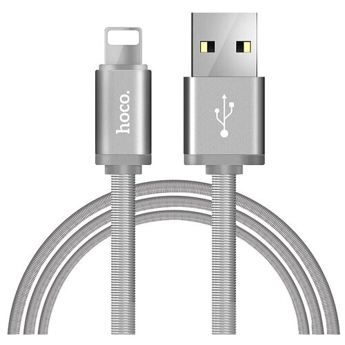 Кабель Hoco U5 Full metal USB - Lightning, 1.2 м, 1000 шт.,