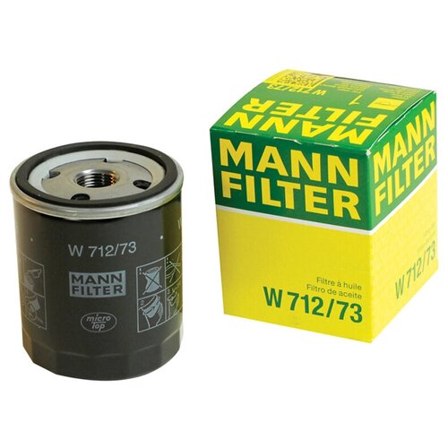 Масляный фильтр MANN-FILTER W 712/73 черный