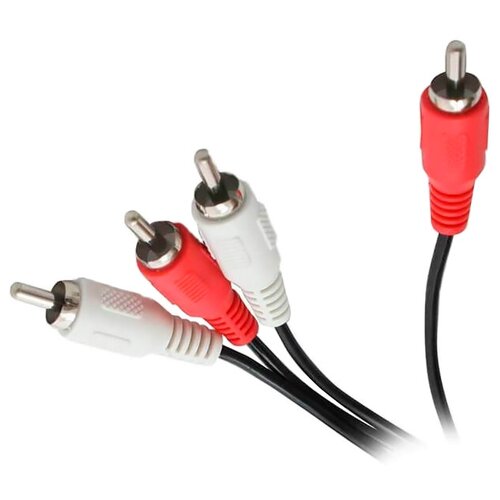 Кабель аудио Cablexpert CCA-2R2R-5M, 2xRCA / 2xRCA, 5 м