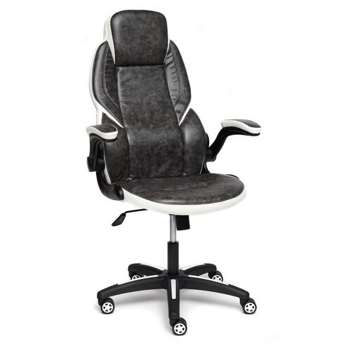 Tetchair Кресло BAZUKA кож/зам, серый/коричневый, 2TONE/2TON