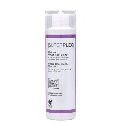 Barex шампунь Superplex Keratin Cool Blonde Shampoo для придания холодного оттенка, 250