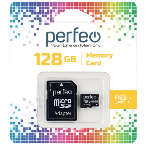 Карта памяти Perfeo microSDXC 128GB High-Capacity (Class 10)