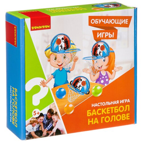 Обучающие игры Bondibon Настольная игра баскетбол на голове