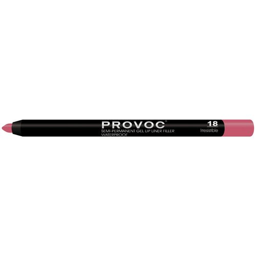 Provoc гелевая подводка в карандаше для губ Semi-Permanent Gel Lip Liner, 18