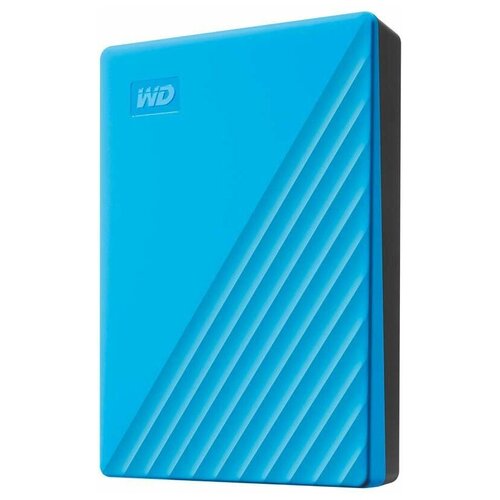 Внешний HDD Western Digital My Passport (WDBYVG/WDBPKJ) 4 TB, голубой