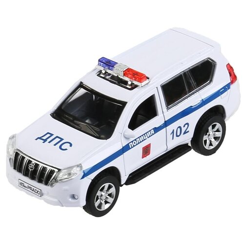 Внедорожник ТЕХНОПАРК Toyota Prado Полиция (PRADO-P, PRADO-P-WH) 1:32, 12 см,