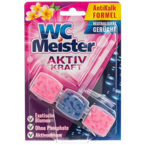 Туалетный блок CLOVIN WC Meister аромат Exotische Blumen