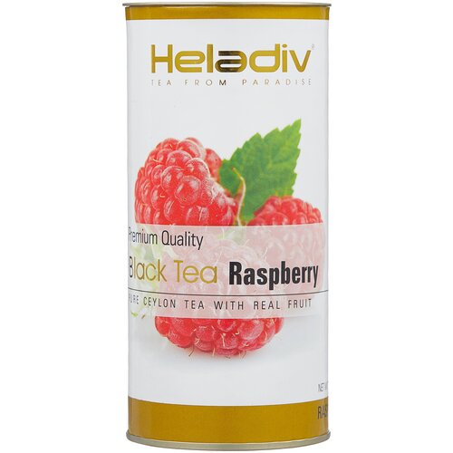  Чай черный Heladiv Premium Quality Black Tea Raspberry, 100 г, 1 уп.
