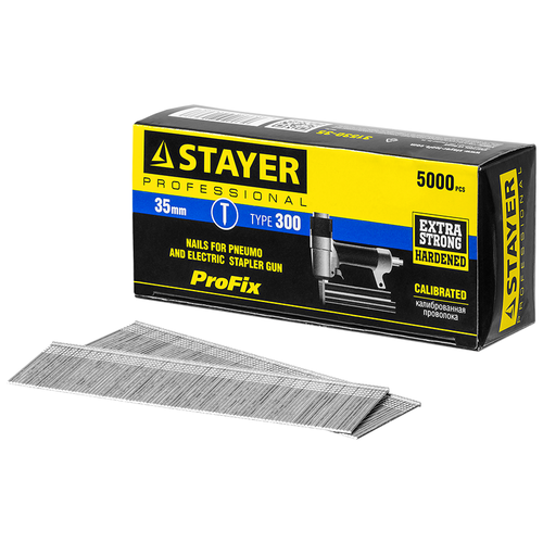 Скобы, гвозди и штифты Гвозди STAYER PROFESSIONAL 31530-35 для пистолета, 35 мм