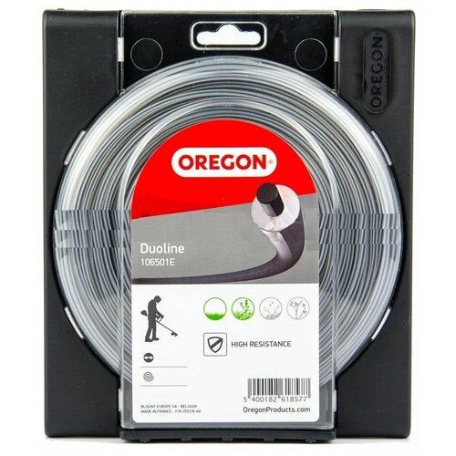 Леска OREGON Duoline 106501E 2.4 мм 90 м