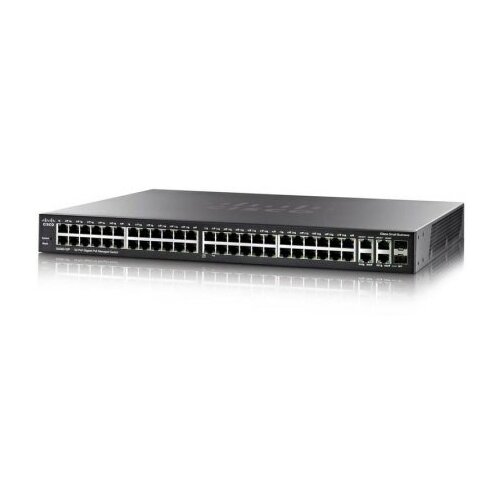 Коммутатор Cisco SG350-52, управляемый, количество портов: 4