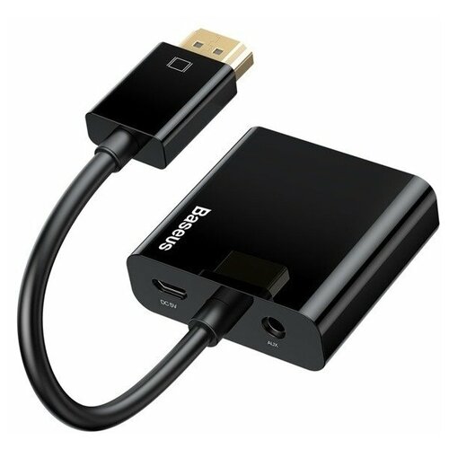 Конвертер Baseus HDMI - VGA/microUSB/mini jack 3.5 mm (CAHUB-AH01),