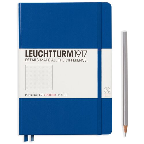   Яндекс Маркет Записная книжка Leuchtturm, A5, в точку, королевский синий, 