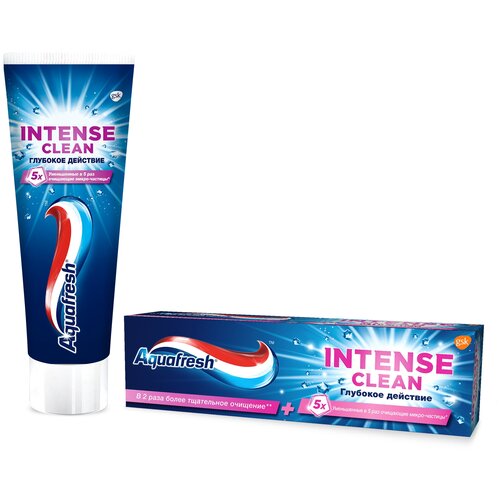 Зубная паста AQUAFRESH Intense Clean Глубокое действие, 75 м