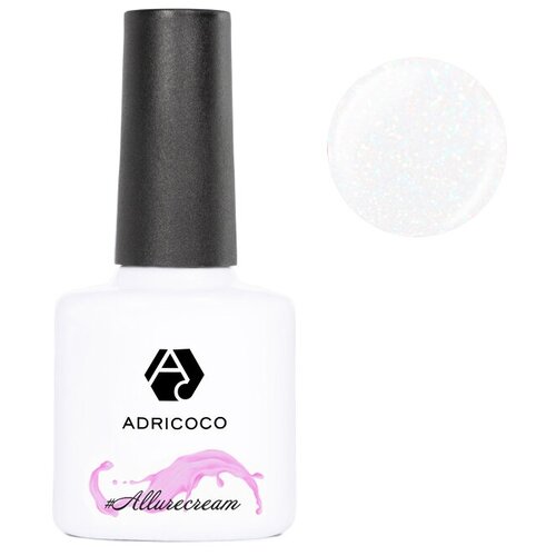 ADRICOCO гель-лак для ногтей Est Naturelle / #Allurecream, 8 мл, 40 г, 06 камуфлирующий молочный с