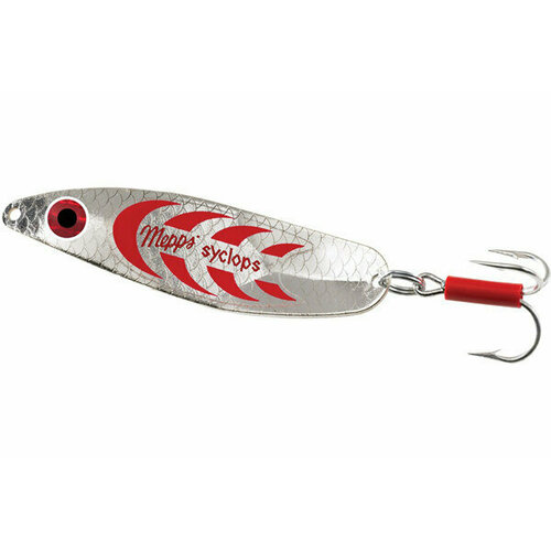 Блесна колеблющаяся Mepps SYCLOPS, 0, SILVER/Red, комплект из 1