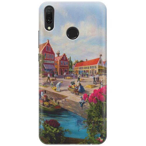 RE:PA Накладка Transparent для Huawei Y9 (2019) с принтом С