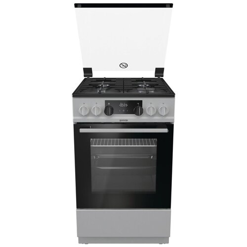 Комбинированная плита Gorenje K 5341 SF, серебристый